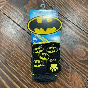 5/$20 NEW 6Pc Matching Dog & Dog Owner Batman Socks Set